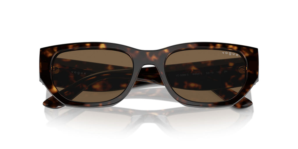 Vogue 0VO5586S W65673 53 Dark Havana/ Dark Brown