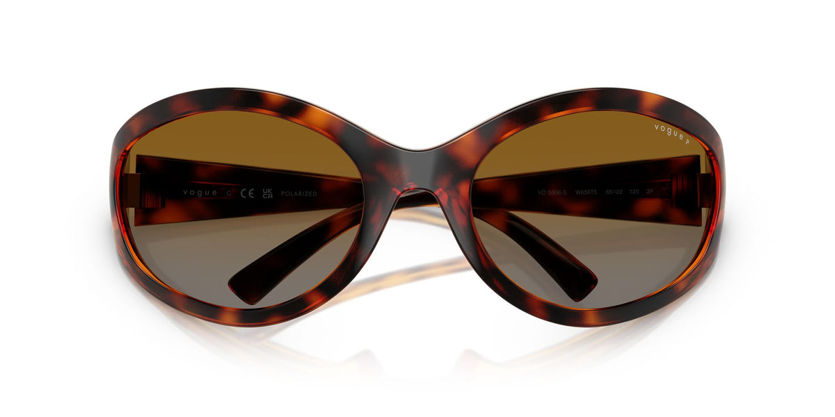 Vogue  0VO5606S W656T5 65 Dark Havana/ Gradient Brown Polar