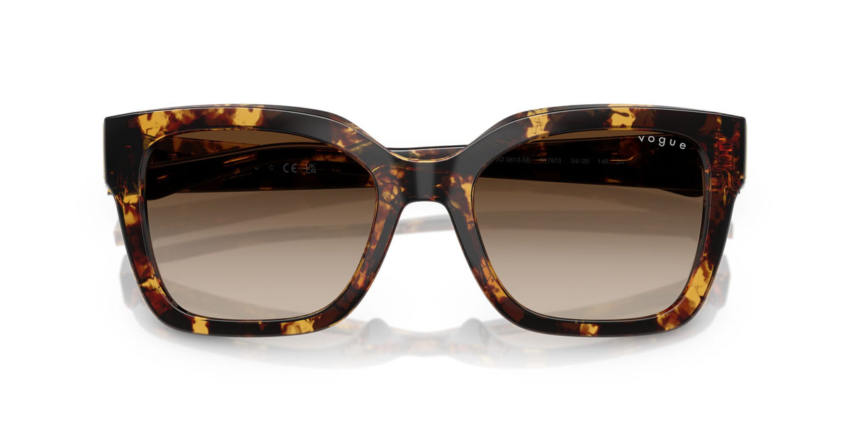 Vogue  0VO5613SB 317913 54 Honey Havana/ Gradient Brown