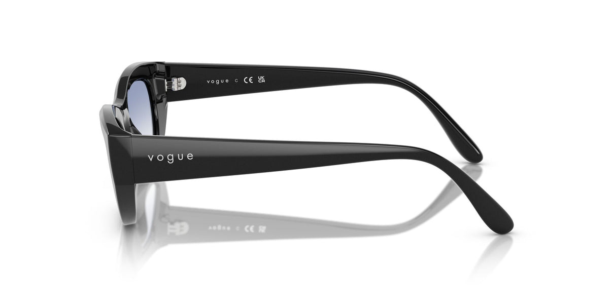 Vogue  0VO5616S W44/19 51 Black/ Clear Gradient Light Blue