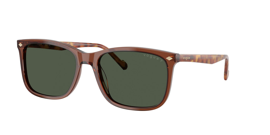 Vogue  VO5618S 32029A 57 Transparent Brown / Dark Green Polar