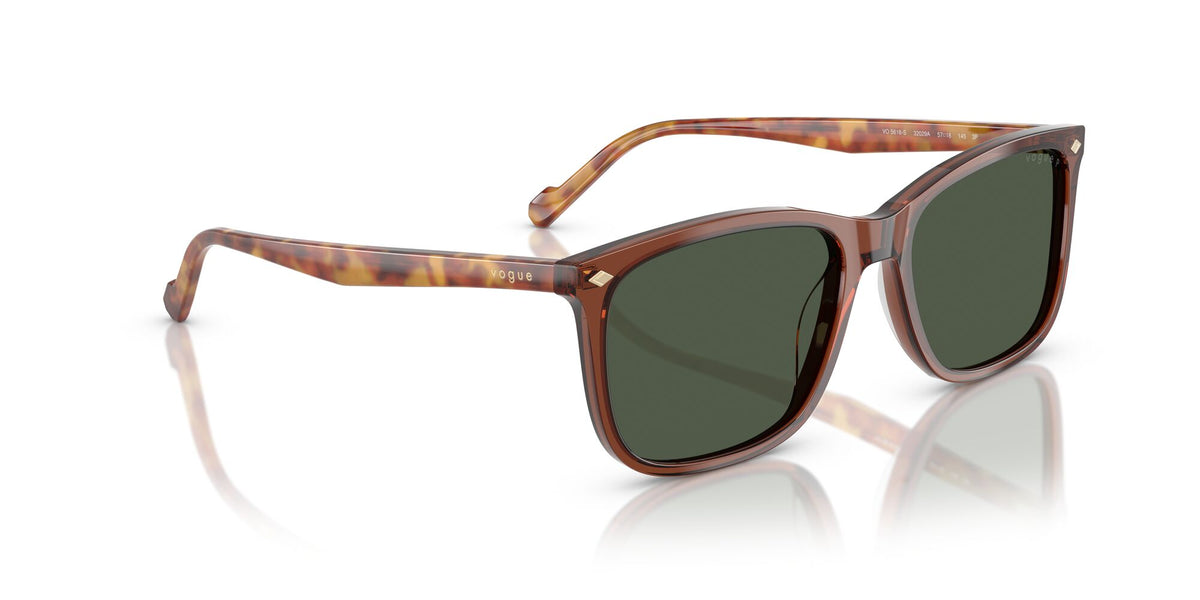 Vogue  VO5618S 32029A 57 Transparent Brown / Dark Green Polar