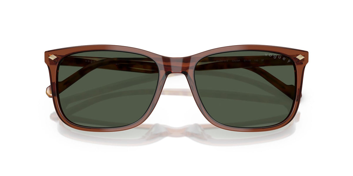 Vogue  VO5618S 32029A 57 Transparent Brown / Dark Green Polar