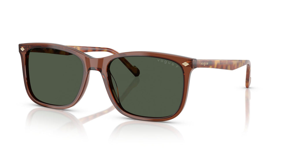 Vogue  VO5618S 32029A 57 Transparent Brown / Dark Green Polar