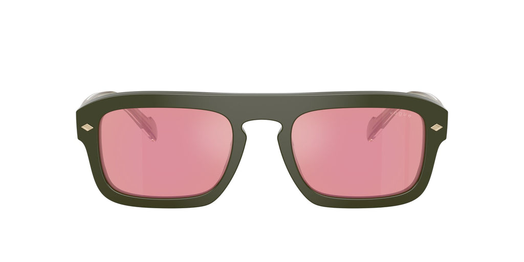 Vogue  VO5620S 3217F6 53 Full Green / Pink Dark Mirror Red