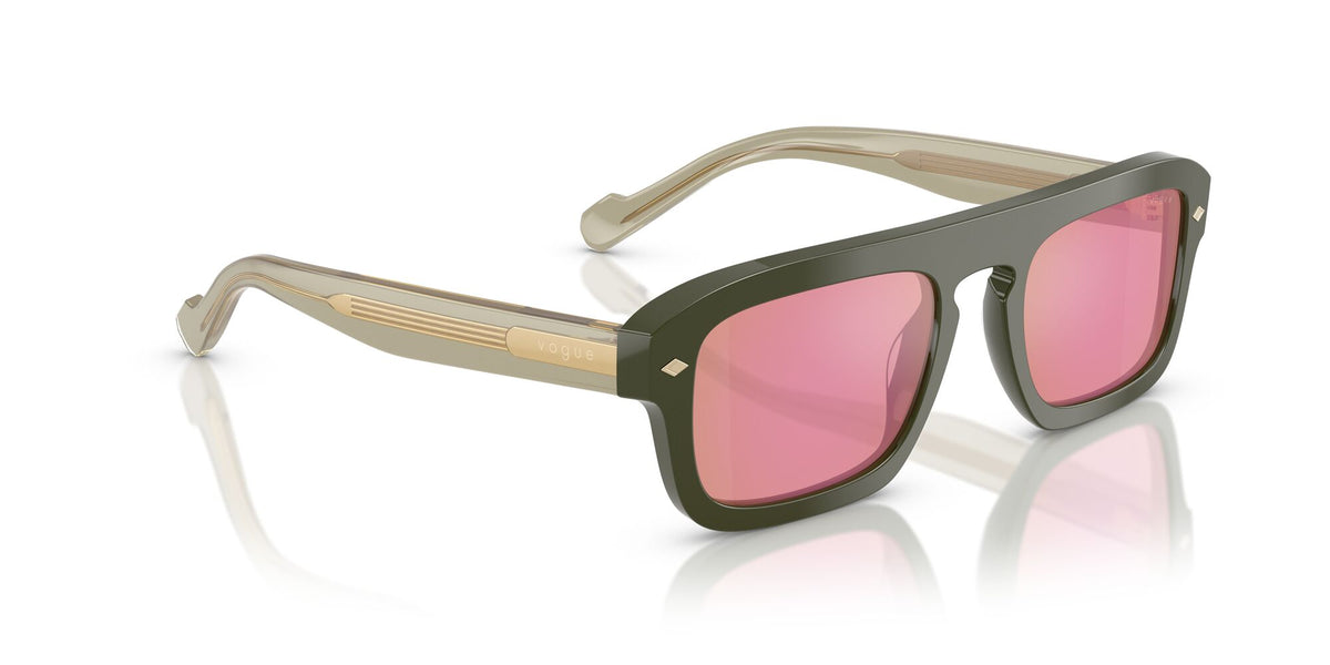 Vogue  VO5620S 3217F6 53 Full Green / Pink Dark Mirror Red