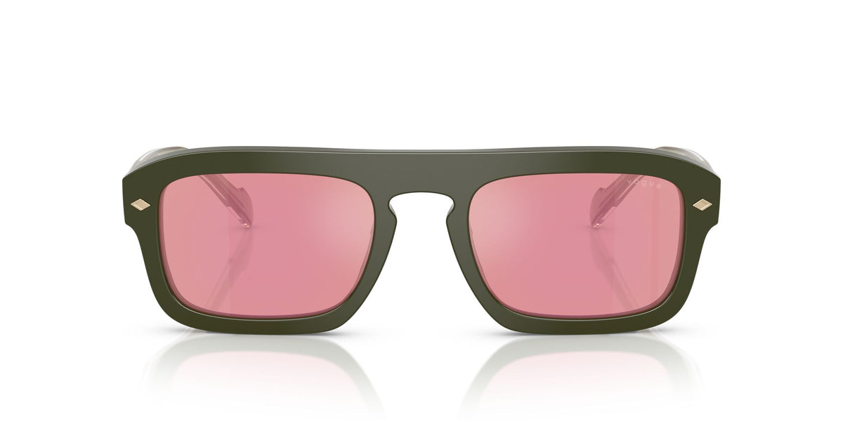 Vogue  VO5620S 3217F6 53 Full Green / Pink Dark Mirror Red