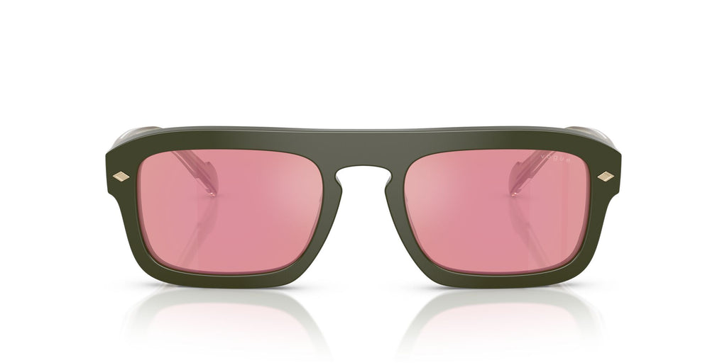 Vogue  VO5620S 3217F6 53 Full Green / Pink Dark Mirror Red