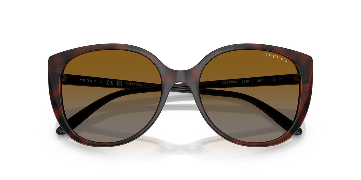 Vogue  VO5623S 2386T5 55 Top Dark Havana/Light Brown / Grey Gradient Brown Polar