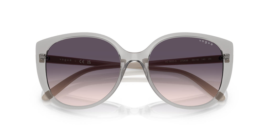 Vogue  VO5623S 272636 55 Transparent Grey / Pink Gradient Grey