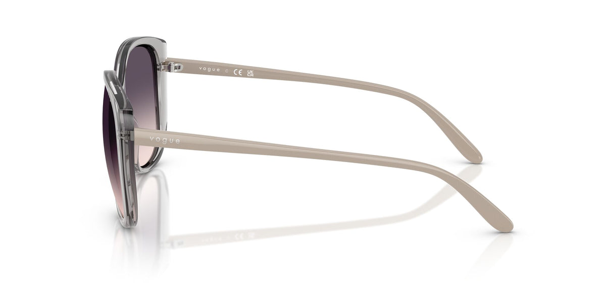 Vogue  VO5623S 272636 55 Transparent Grey / Pink Gradient Grey