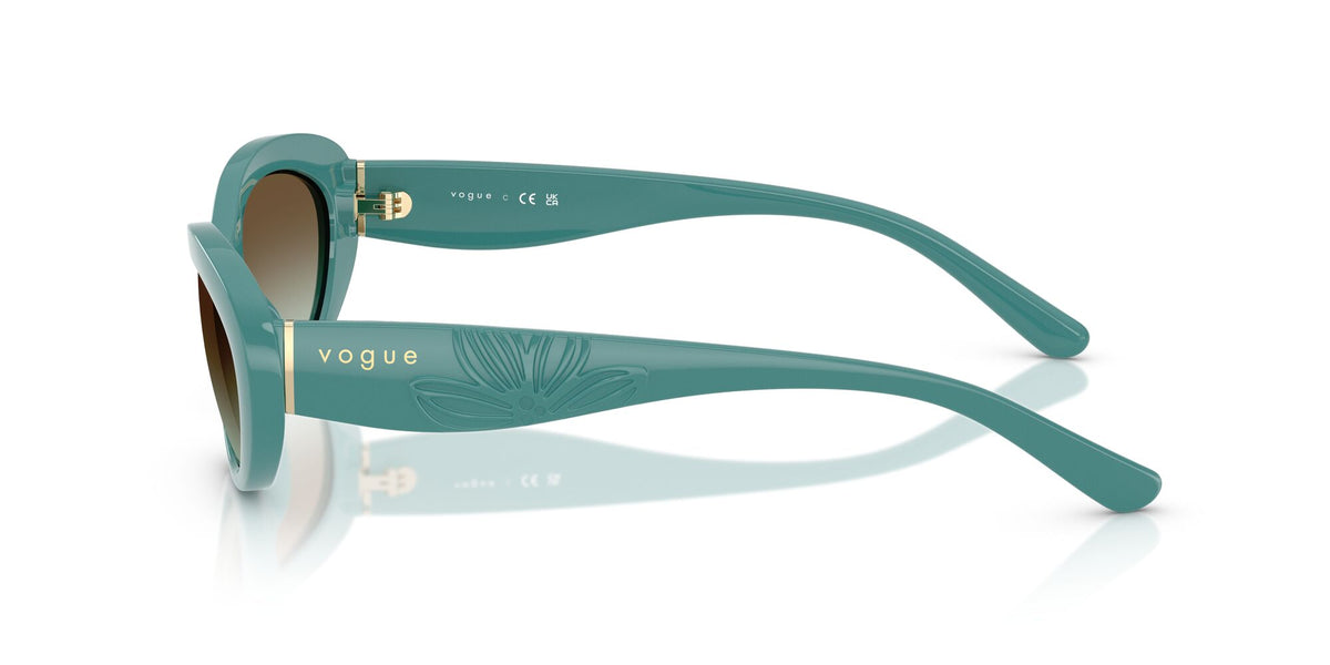 Vogue  VO5630S 3194E8 55 Full Light Petroleum / Green Gradient Brown