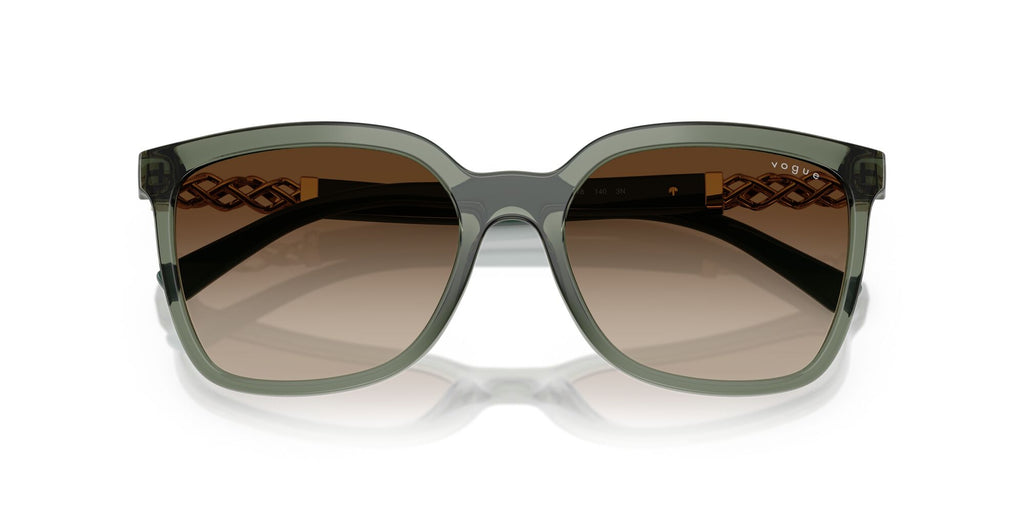 Vogue  VO5633SB 308613 56 Transparent Mallard Green / Gradient Brown