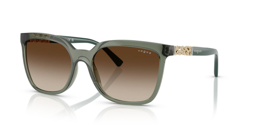 Vogue  VO5633SB 308613 56 Transparent Mallard Green / Gradient Brown