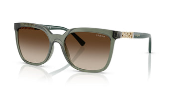 Vogue  VO5633SB 308613 56 Transparent Mallard Green / Gradient Brown
