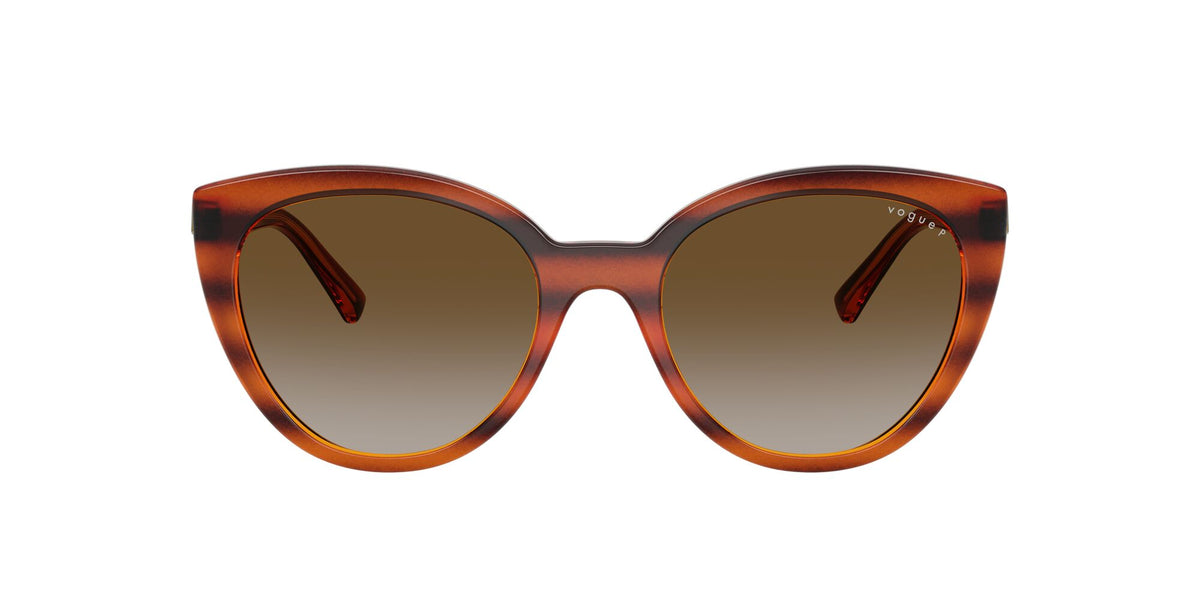 Vogue  VO5634SB 1508T5 53 Striped Dark Havana / Grey Gradient Brown Polar