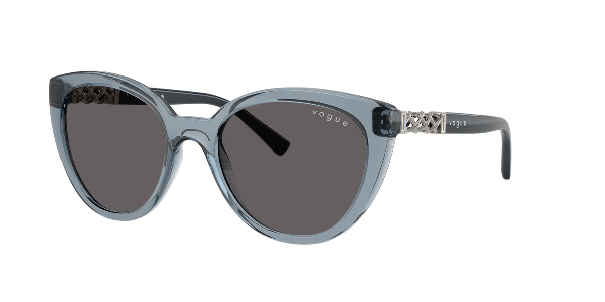 Vogue  VO5634SB 296687 53 Transparent Light Blue / Black Smoke