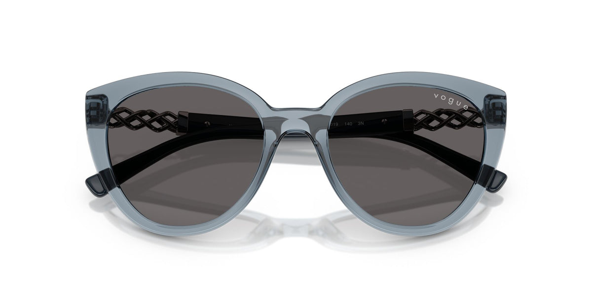 Vogue  VO5634SB 296687 53 Transparent Light Blue / Black Smoke