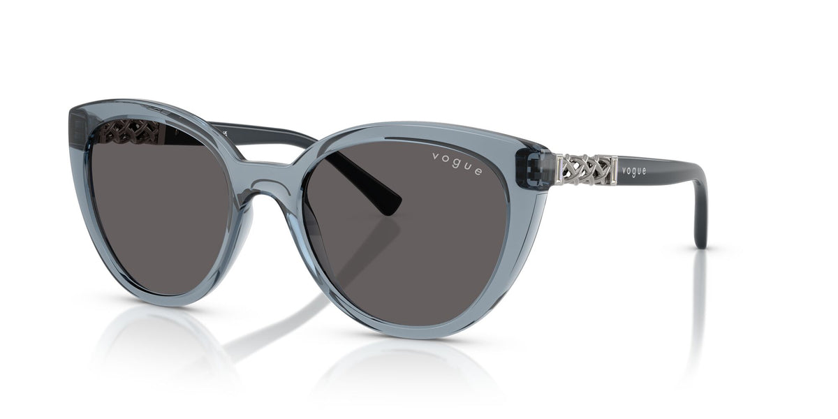 Vogue  VO5634SB 296687 53 Transparent Light Blue / Black Smoke