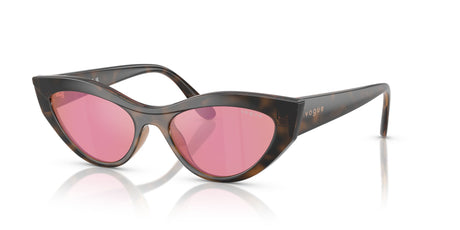 Vogue  VO5637SU 2386F6 52 Top Havana/Light Brown / Pink Dark Mirror Red