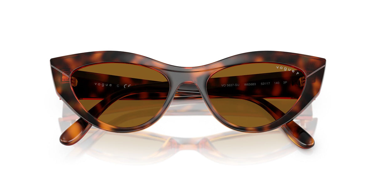 Vogue  VO5637SU W65683 52 Dark Havana / Dark Brown Polar