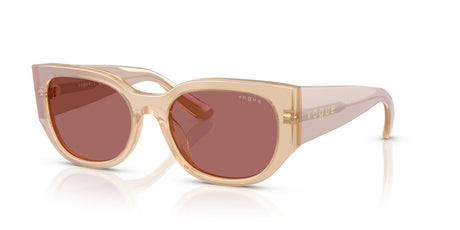 Vogue  VO5641SU 323469 53 Transparent Pearl Cream / Dark Violet