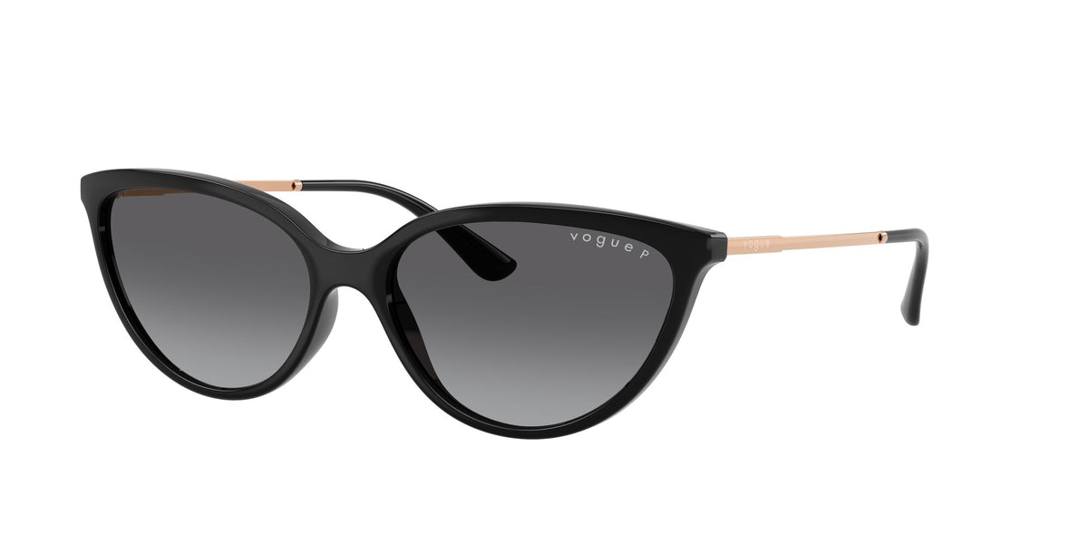 Vogue 0VO5672S W44/T3 57 Black/ Gradient Grey Polarized