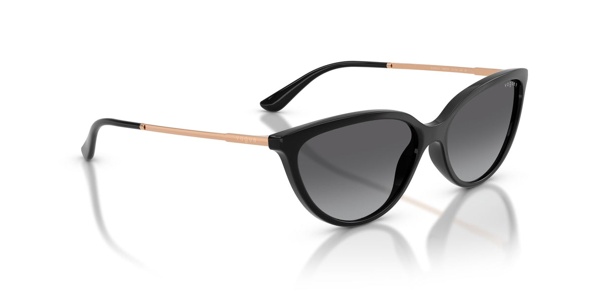 Vogue 0VO5672S W44/T3 57 Black/ Gradient Grey Polarized