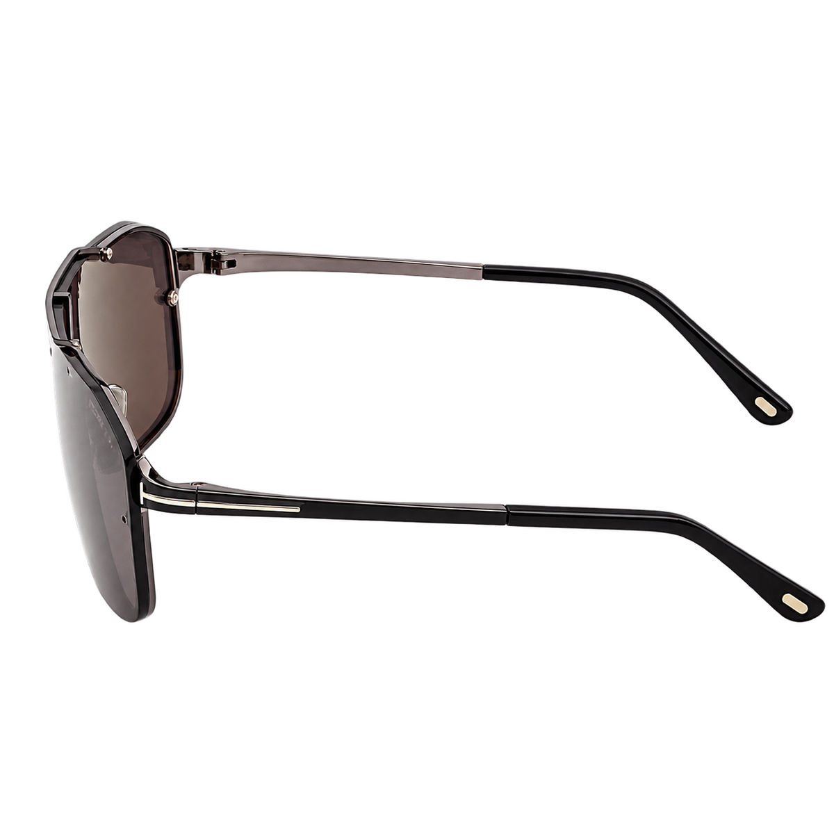 Tom Ford FT14110008A Shiny Gunmetal/ Grey