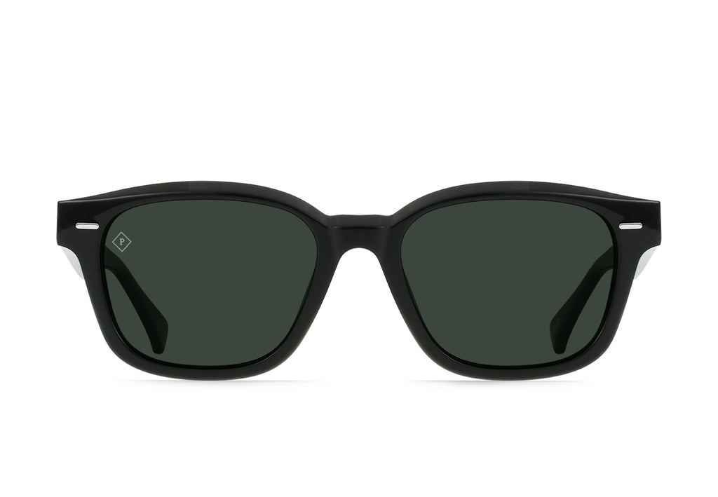 Raen Carby Recycled Black/ Green Polarized 53