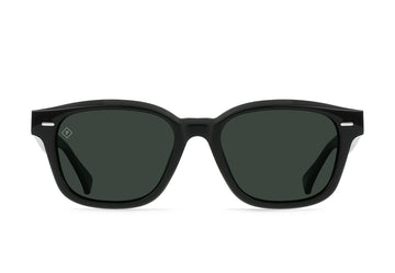 Raen Carby Recycled Black/ Green Polarized 53