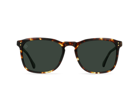 Raen Wiley Brindle Tortoise/ Green Polarized-56 56