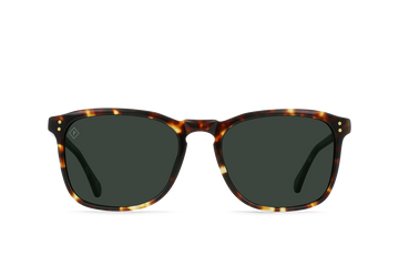 Raen Wiley Brindle Tortoise/ Green Polarized-56 56