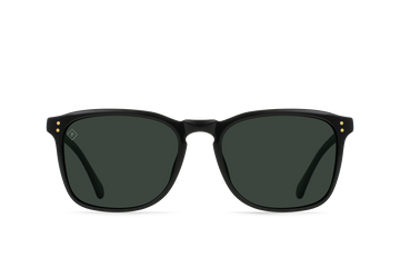 Raen Wiley Recycled Black/ Green Polarized-56 56