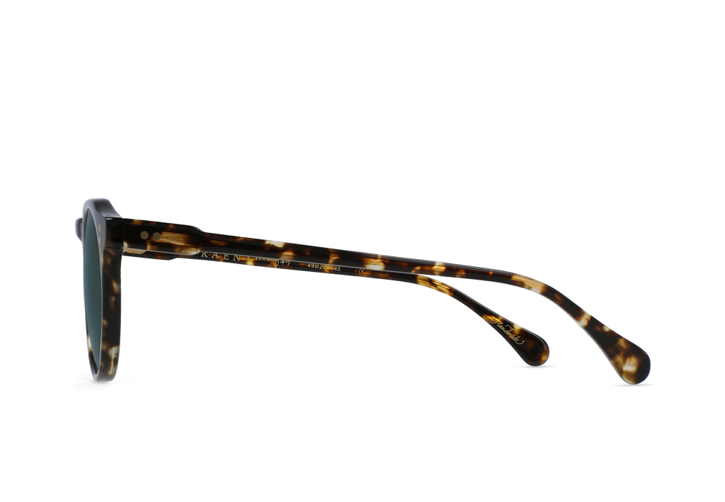 Raen Remmy 100U161REM-S397-49 Brindle Tortoise / Green Polarized