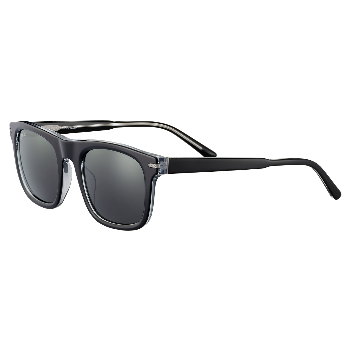 Serengeti Charlton SS576003 Shiny Black Trans Layer