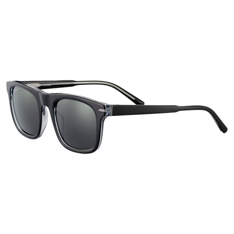 Serengeti Charlton SS576003 Shiny Black Trans Layer