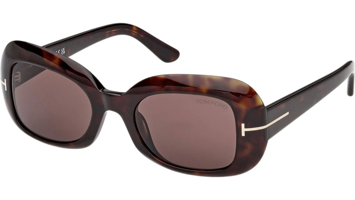 Tom Ford Paloma-02 FT13475152E  Dark Havana/ Brown