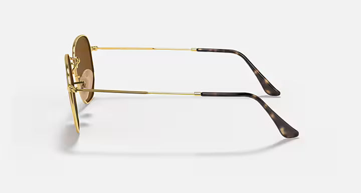 Ray-Ban Hexagonal 0RB3548N 001/57 54 Gold/ Brown