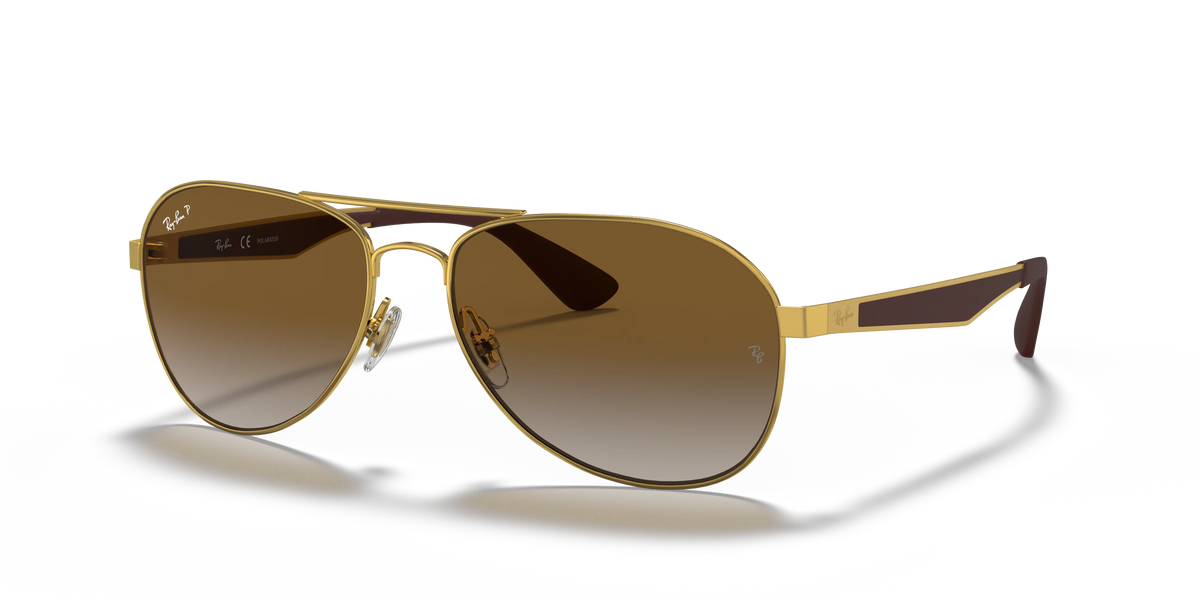 Ray-Ban 0RB3549 001/T5 61 Gold/ Brown