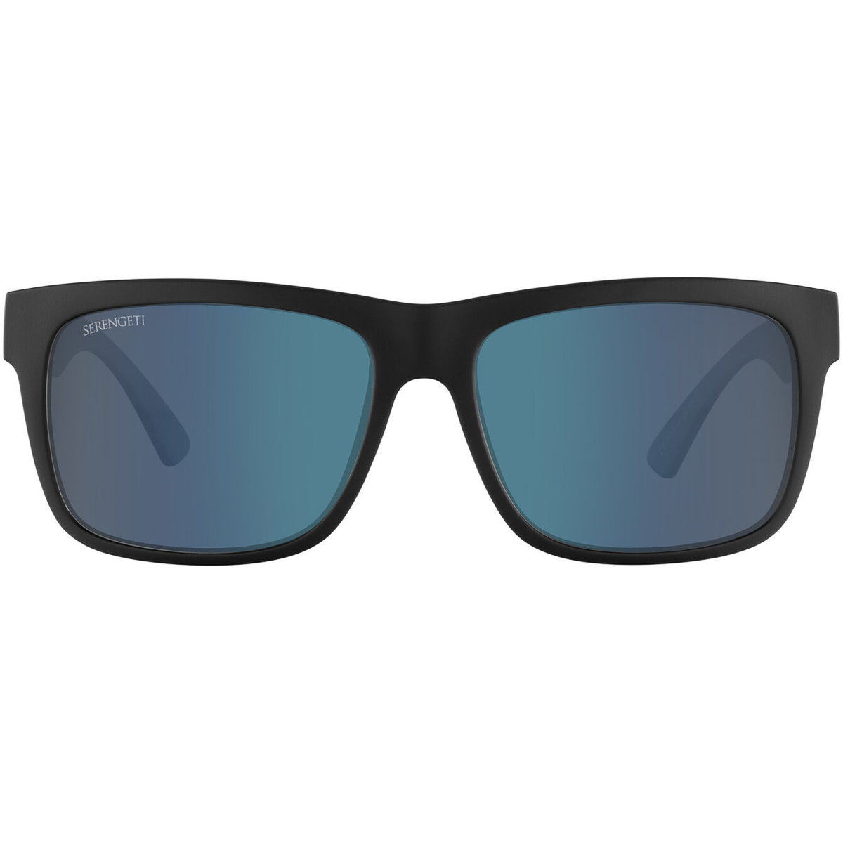 Serengeti Positano Large SS782002 Matte Black/ Blue Mirror