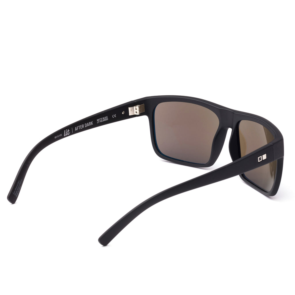 OTIS AFTER DARK : MATTE BLACK/L.I.T POLAR MIRROR BLUE 15-2103LL