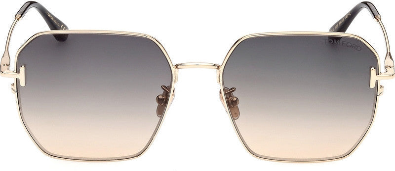 Tom Ford FT0967-K Gold / Gradient Smoke - Blue Star Eyewear