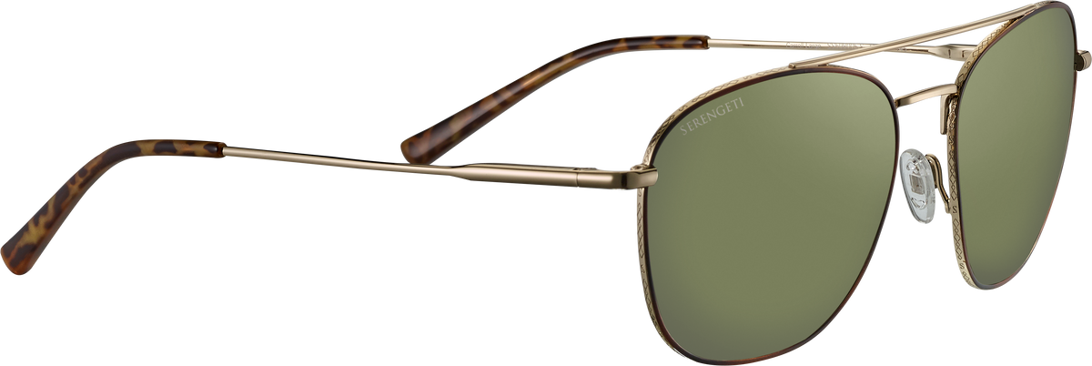 Serengeti Carroll Large SS598005 Gold Frame/ Mineral Non Polarized 555