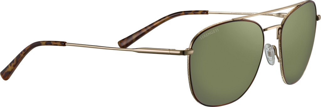 Serengeti Carroll Large SS598005 Gold Frame/ Mineral Non Polarized 555