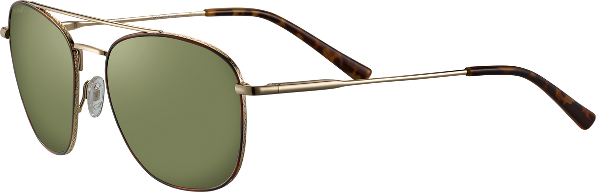 Serengeti Carroll Large SS598005 Gold Frame/ Mineral Non Polarized 555
