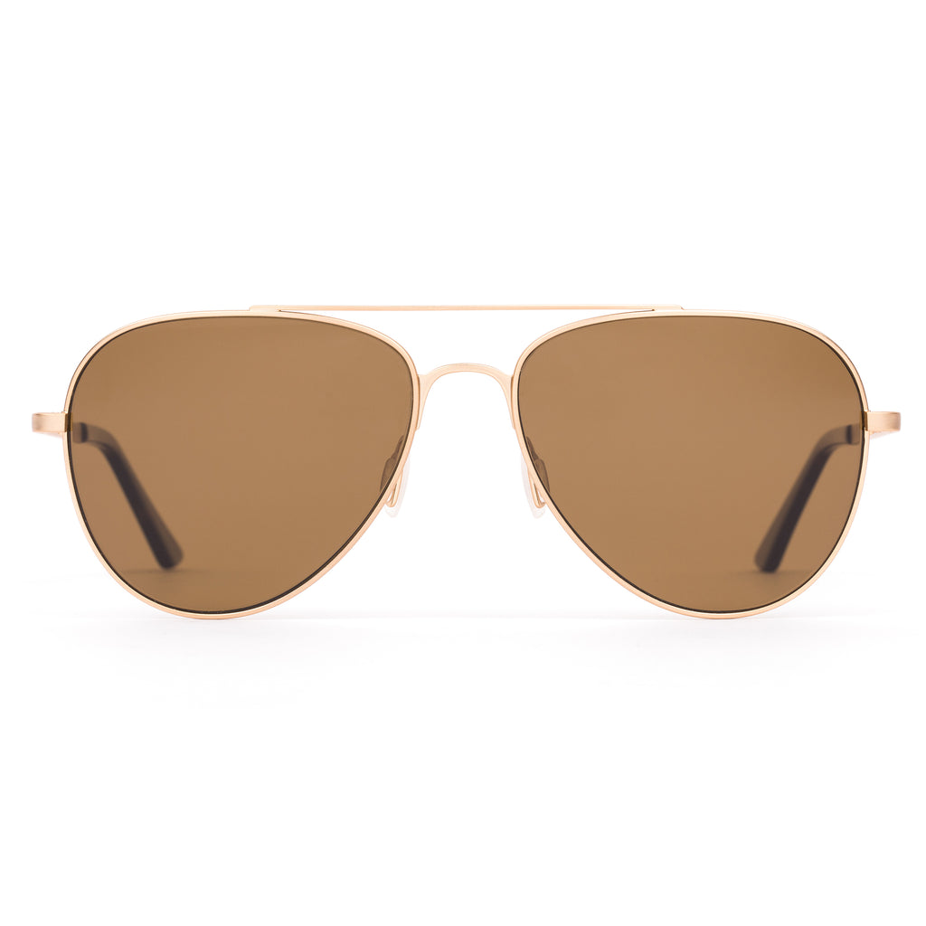 Otis Zeppelin : Brushed Gold/Eco Dark Tort/Brown Polar 182-2202P