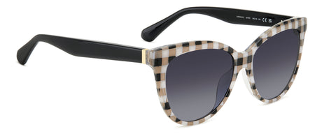 Kate Spade Daesha/S 201192 White Black Pattern/ Dark Grey Shaded