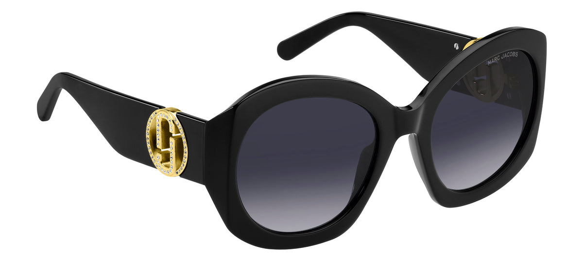 Marc Jacobs MARC 722/S-56-2M2 BLK GOLD 9O DARK GREY SF