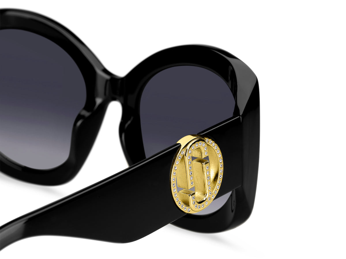 Marc Jacobs MARC 722/S-56-2M2 BLK GOLD 9O DARK GREY SF